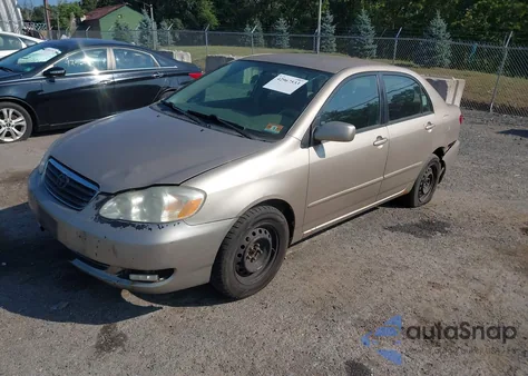 2005 Toyota Corolla Le из США, поврежденный, VIN 2T1BR32E35C342077